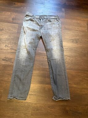 Citizens Of Humanity Men's Straight Jeans - Faded Light grey